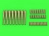 Master SM-350-096 HMS Ark Royal armament barrels - 4.5in (16pcs), 40mm POM-POM (48pcs), Vickers .50cal (32pcs) 1:350